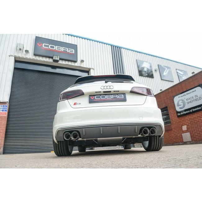 Cobra Sport Audi S3 (8V) 5 Door Sportback (Non-Valved) (13-18) Turbo Back Performance Exhaust - Wayside Performance