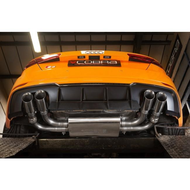 Cobra Sport Audi S3 (8V) 3 Door (Valved) (13-18) Cat Back Performance Exhaust - Wayside Performance