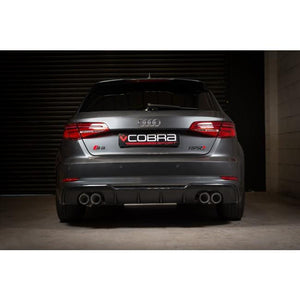 Cobra Sport Audi S3 (8V) 5 Door Sportback (Valved) (13-18) Cat Back Performance Exhaust - Wayside Performance