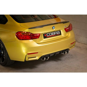 Cobra Sport BMW M4 (F82) Coupe 3" Valved Secondary Cat Back Performance Exhaust - Wayside Performance