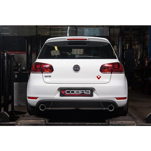 Cobra Sport VW Golf GTD (Mk6) 2.0 TDI (5K) (09-13) Venom Box Delete GTI Style Cat Back Performance Exhaust - Wayside Performance