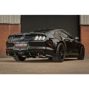 Cobra Sport Ford Mustang 2.3 EcoBoost Convertible (2018>) 2.5" Venom Box Delete Axle Back Performance Exhaust - Wayside Performance 