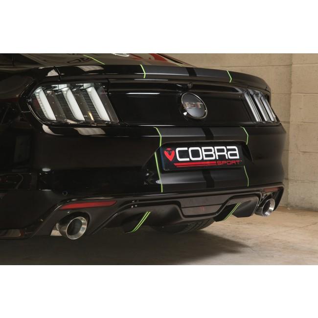 Cobra Sport Ford Mustang 2.3 EcoBoost Fastback (2018>) 2.5" Venom Box Delete Axle Back Performance Exhaust - Wayside Performance 