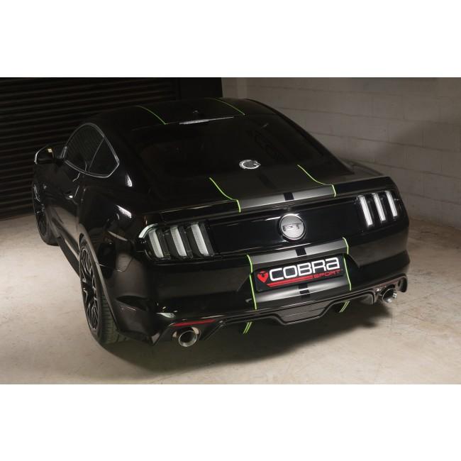 Cobra Sport Ford Mustang 5.0 V8 GT Convertible (2015-18) 2.5" Axle Back Performance Exhaust - Wayside Performance 
