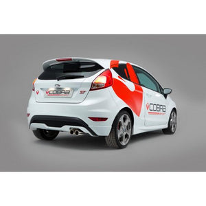 Cobra Sport Ford Fiesta (Mk7) ST 180/200 Venom Box Delete Race (3") Cat Back Performance Exhaust - Wayside Performance