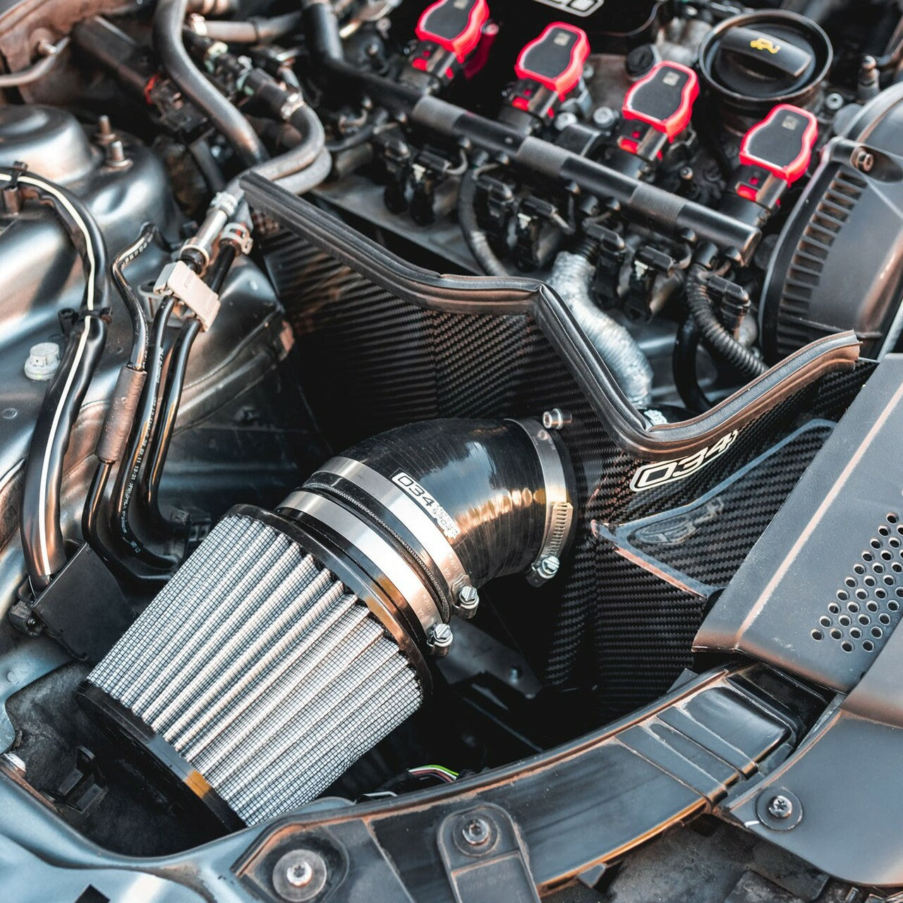 034Motorsport S34 Carbon Fibre Intake - B8/8.5 A4/A5/ 2.0 TFSI - Wayside Performance 