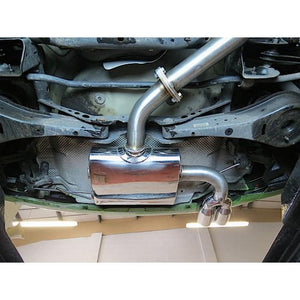 Cobra Sport Audi A3 (8P) 2.0 TDI 140PS (2WD) (3 Door) Twin Tip Cat Back Performance Exhaust - Wayside Performance