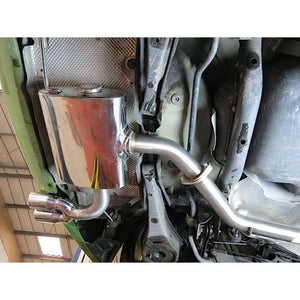 Cobra Sport Audi A3 (8P) 2.0 TDI 140PS (2WD) (3 Door) Twin Tip Cat Back Performance Exhaust - Wayside Performance