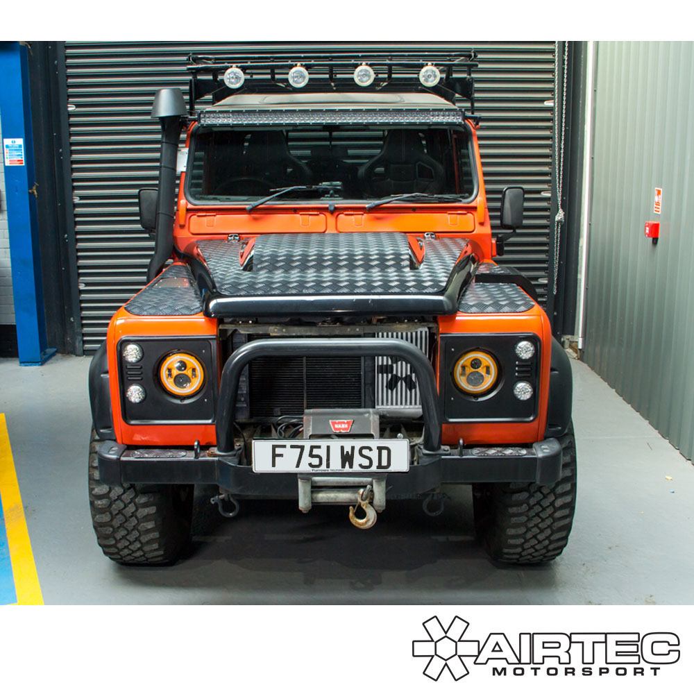 Airtec Motorsport Side Mount Intercooler Upgrade for Land Rover 200tdi Platform - Wayside Performance 