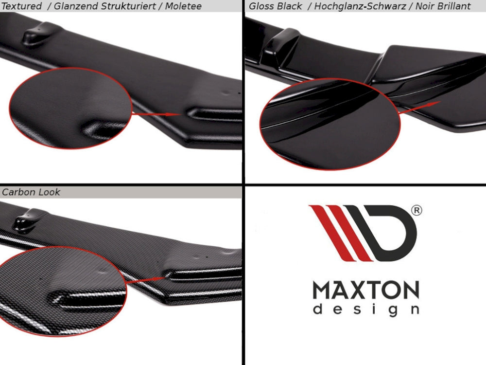 Maxton Design FRONT SPLITTER V.1 OPEL/VAUXHALL ASTRA K OPC-LINE/VX-LINE (2015-2019) - Wayside Performance 