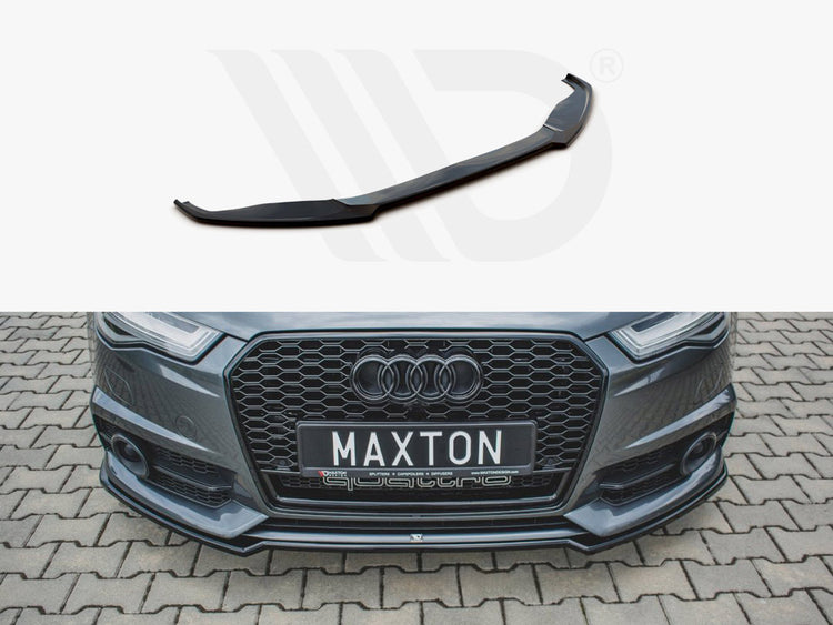 Maxton Design Front Splitter Audi S6/A6 S-Line C7 Facelift - Wayside Performance 