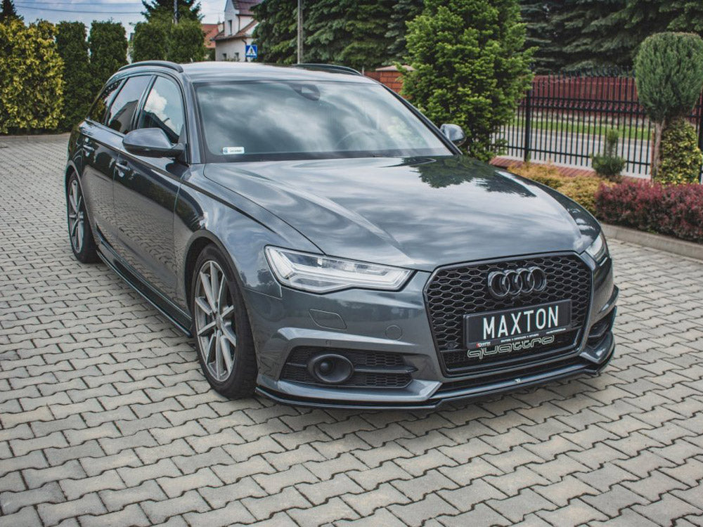 Maxton Design Front Splitter Audi S6/A6 S-Line C7 Facelift - Wayside Performance 
