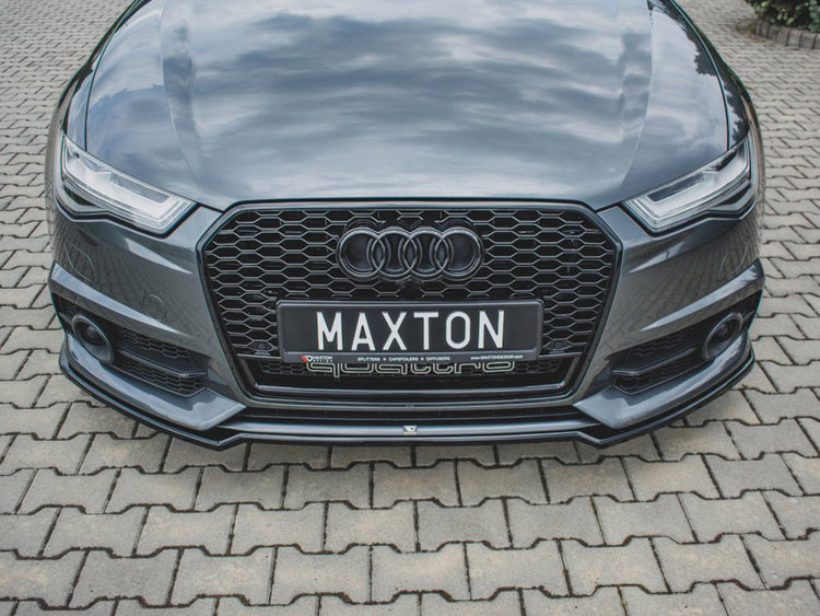 Maxton Design Front Splitter Audi S6/A6 S-Line C7 Facelift - Wayside Performance 