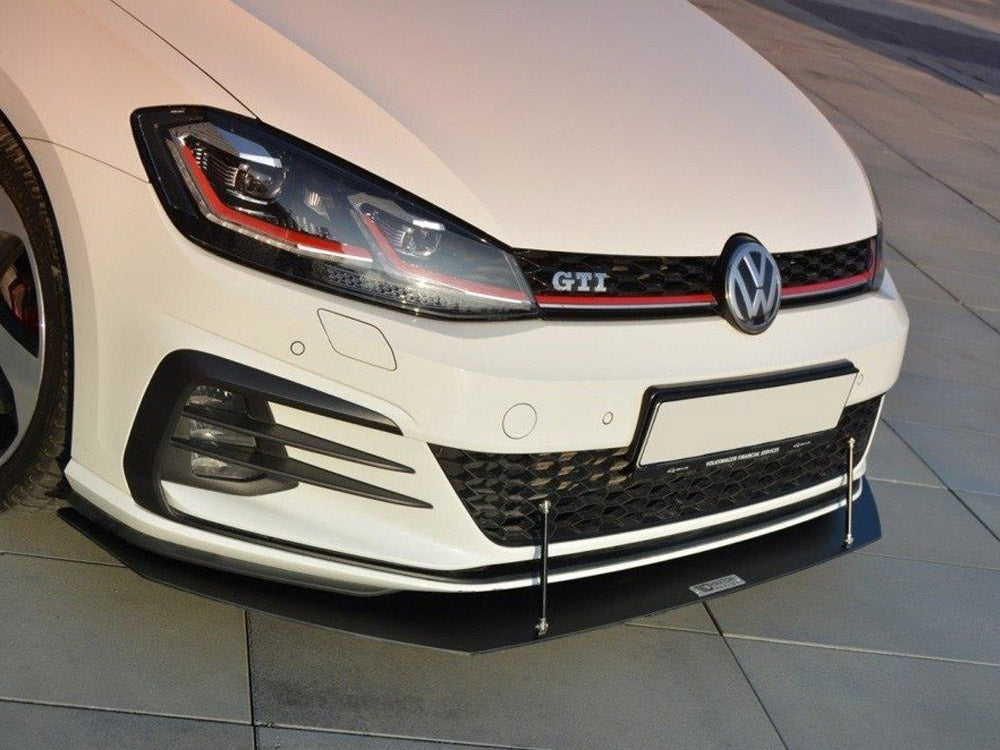 Maxton Design Front Racing Splitter V.1 Volkswagen Golf GTI / GTD Mk7 Facelift