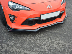 Front Splitter V.2 Toyota Gt86 Facelift 2017-up - Wayside Performance 