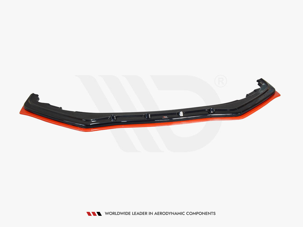 Front Splitter (Black & Red) V.4 Toyota Gt86 Facelift 2017-up - Wayside Performance 