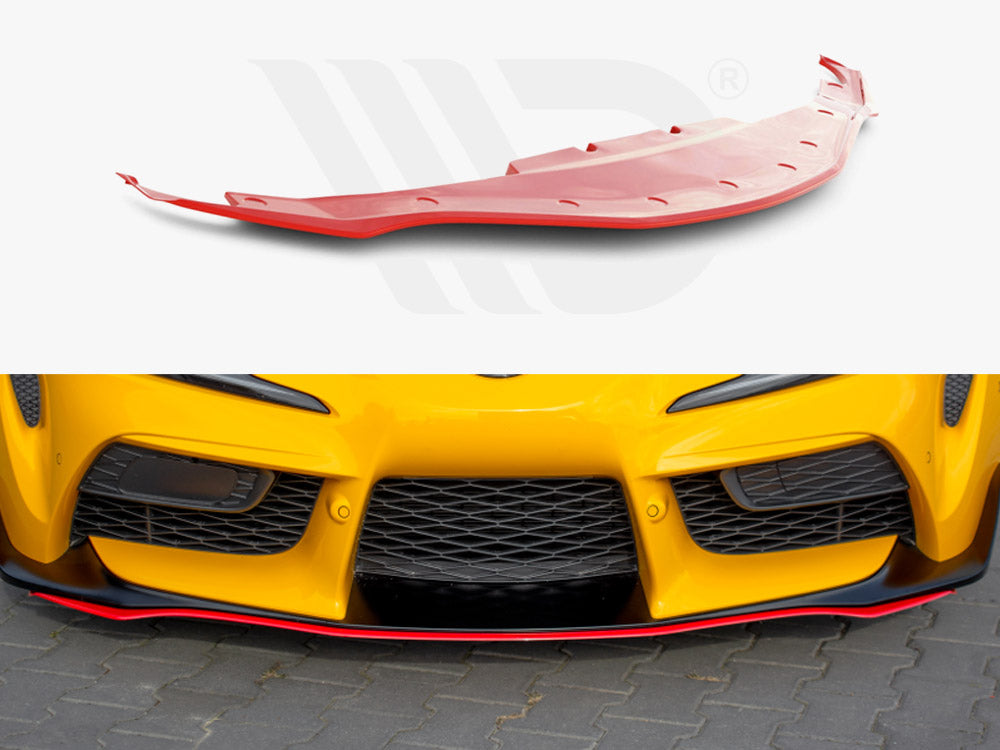 Front Splitter V.3 Toyota Supra Mk5 (2019-) - Wayside Performance 