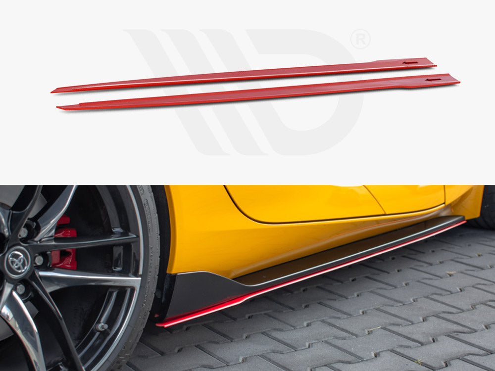 Side Skirts Diffusers V.2 Toyota Supra Mk5 (2019-) - Wayside Performance 