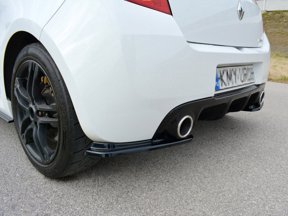 Maxton Design Rear Side Splitters Renault Clio Mk3 Rs Facelift (2009-2012) - Wayside Performance 