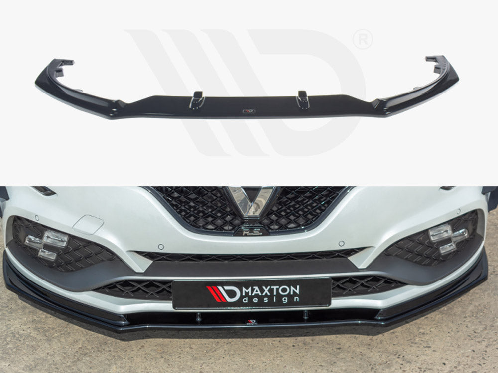 Maxton Design Front Splitter V.1 Renault Megane Mk4 Rs (2018-2020) - Wayside Performance 