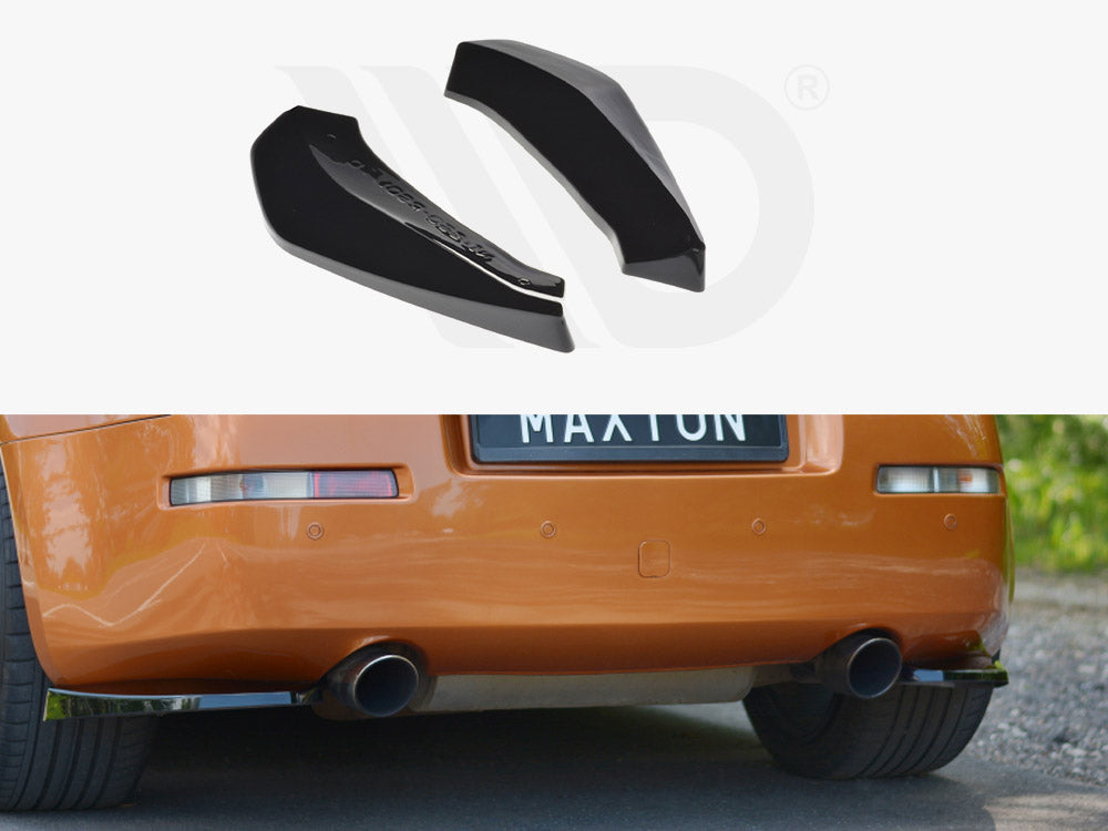 Maxton Design Rear Side Splitters Nissan 350z (2003-2008) - Wayside Performance 