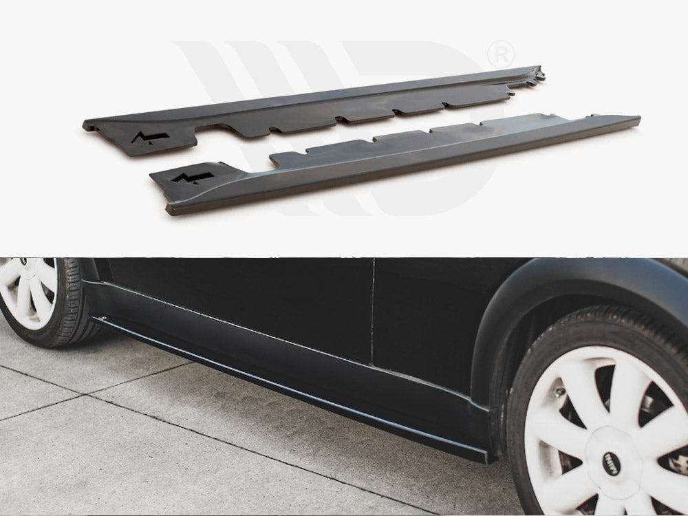 Maxton Design Side Skirts Splitters Mini Cooper/ One R50 (2001-2006) - Wayside Performance