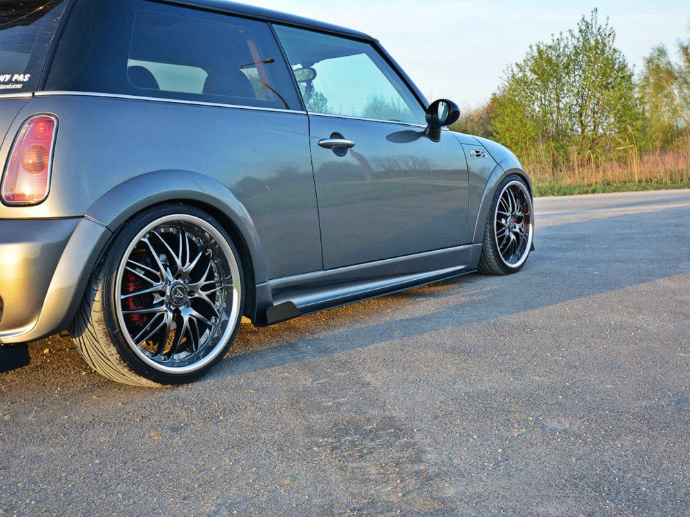Maxton Design Racing Side Skirts Diffusers Mini R53 Cooper S Jcw (2003-2006) - Wayside Performance