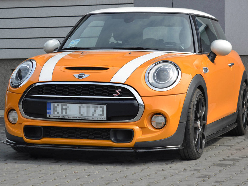 Maxton Design Front Splitter Mini Cooper S Mk3 Pre-facelift 3 Door (F56) (2014-2017) - Wayside Performance 