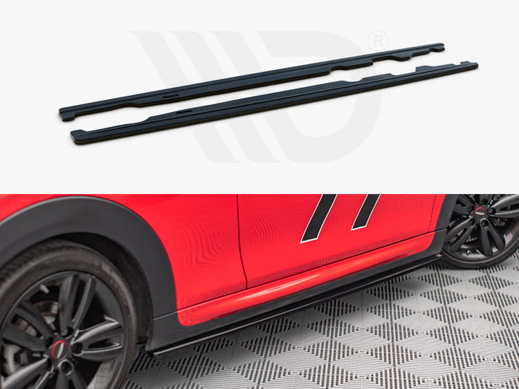 Maxton Design Side Skirts Diffusers Mini Cooper S F56 Jcw (2017-2020) - Wayside Performance 