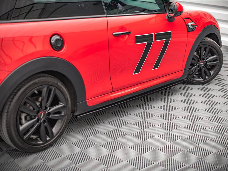 Maxton Design Side Skirts Diffusers Mini Cooper S F56 Jcw (2017-2020) - Wayside Performance 