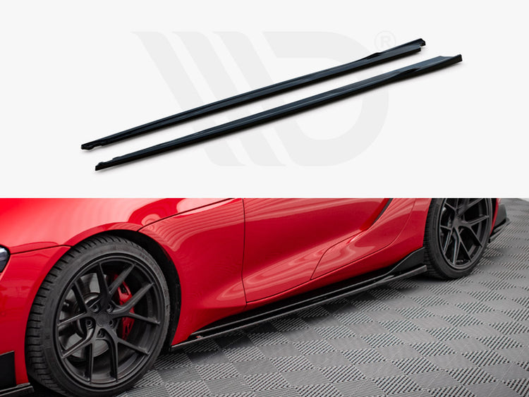 Side Skirts Diffusers V.3 Toyota Supra Mk5 (2019-) - Wayside Performance 