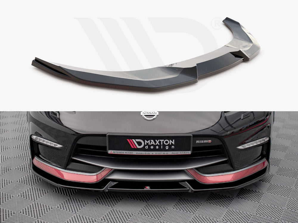 Maxton Design Front Splitter V.2 Nissan 370z Nismo Facelift (2014-2020) - Wayside Performance 