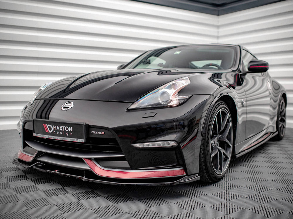 Maxton Design Front Splitter V.2 Nissan 370z Nismo Facelift (2014-2020) - Wayside Performance 