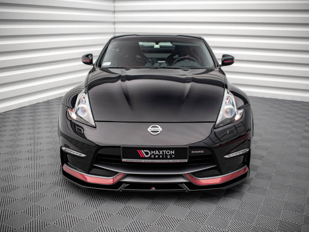Maxton Design Front Splitter V.2 Nissan 370z Nismo Facelift (2014-2020) - Wayside Performance 