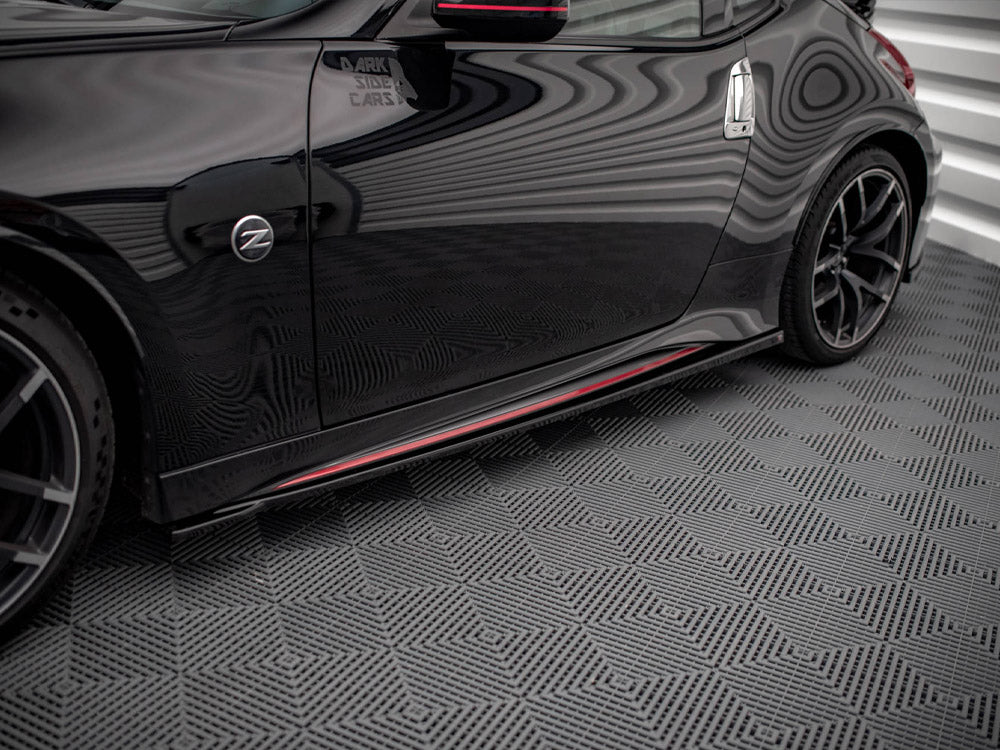 Maxton Design Side Skirts Diffusers V.1 Nissan 370z Nismo Facelift (2014-2020) - Wayside Performance 