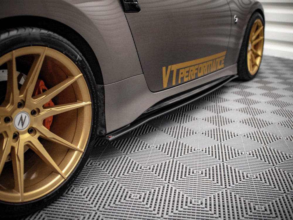 Maxton Design Street Pro Side Skirts Diffusers Nissan 370z Nismo Facelift (2014-2020) - Wayside Performance 