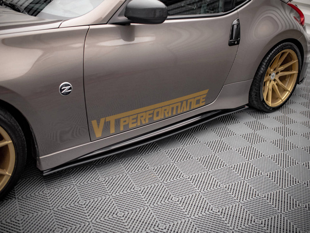 Maxton Design Street Pro Side Skirts Diffusers Nissan 370z Nismo Facelift (2014-2020) - Wayside Performance 