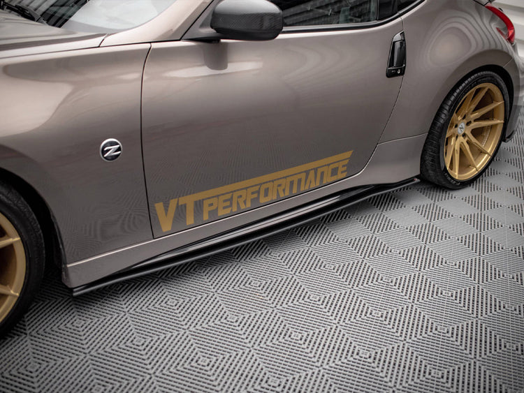 Maxton Design Street Pro Side Skirts Diffusers Nissan 370z Nismo Facelift (2014-2020) - Wayside Performance 
