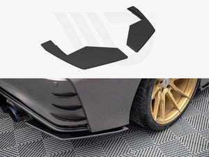 Street Pro Rear Side Splitters Nissan 370z Nismo Facelift (2014-2020) - Wayside Performance 