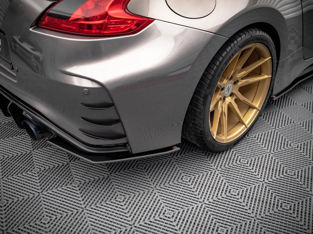 Street Pro Rear Side Splitters Nissan 370z Nismo Facelift (2014-2020) - Wayside Performance 