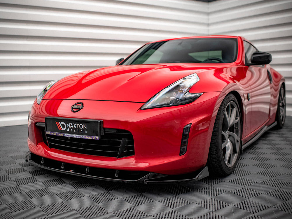 Maxton Design Front Splitter V.2 Nissan 370z Facelift (2012-2020) - Wayside Performance 