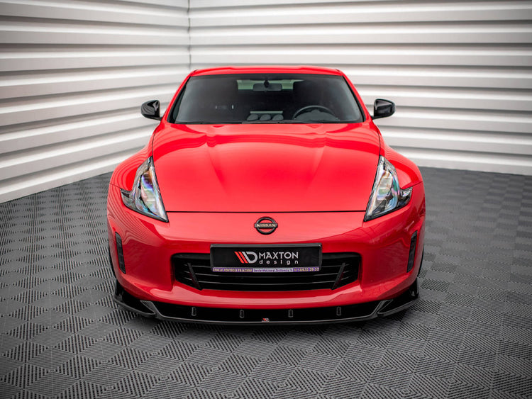 Maxton Design Front Splitter V.2 Nissan 370z Facelift (2012-2020) - Wayside Performance 
