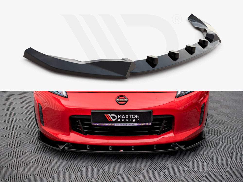 Maxton Design Front Splitter V.3 Nissan 370z Facelift (2012-2020) - Wayside Performance 