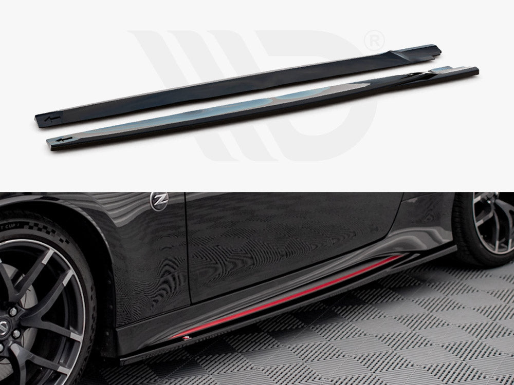 Side Skirts Diffusers V.2 Nissan 370z Nismo Facelift (2014-2020) - Wayside Performance 