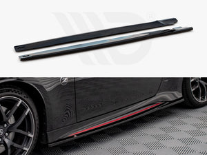 Side Skirts Diffusers V.2 Nissan 370z Nismo Facelift (2014-2020) - Wayside Performance 