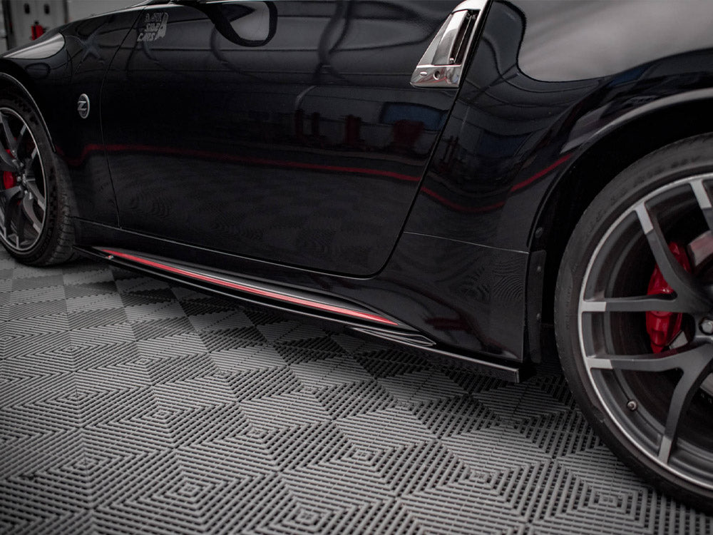 Side Skirts Diffusers V.2 Nissan 370z Nismo Facelift (2014-2020) - Wayside Performance 