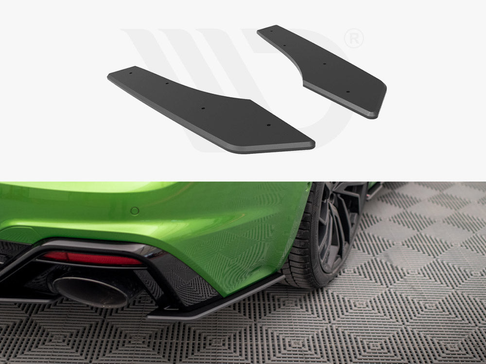 Street Pro Rear Side Splitters Audi Rs5 F5 Facelift - Wayside Performance 