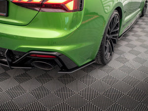 Street Pro Rear Side Splitters Audi Rs5 F5 Facelift - Wayside Performance 