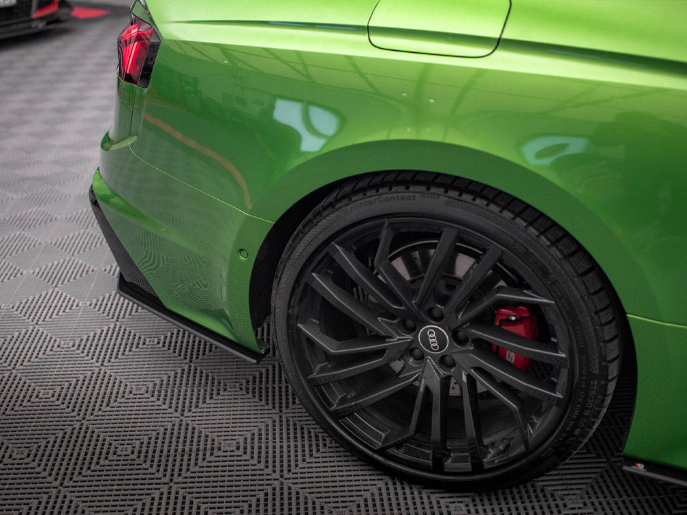 Street Pro Rear Side Splitters Audi Rs5 F5 Facelift - Wayside Performance 