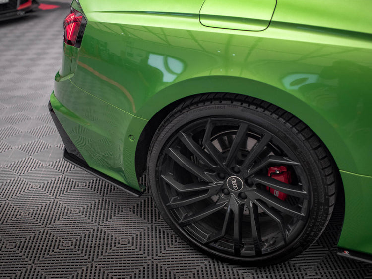 Street Pro Rear Side Splitters Audi Rs5 F5 Facelift - Wayside Performance 